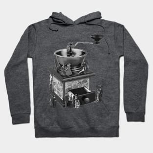 Victorian Ground Coffee (Black&White Edition) Hoodie